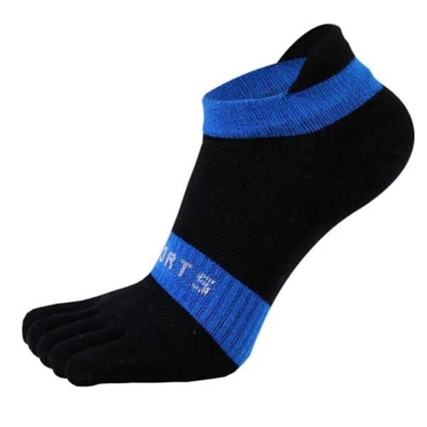 Puuvillaiset Five Finger Socks Miesten sukat ROYAL BLUE royal blue