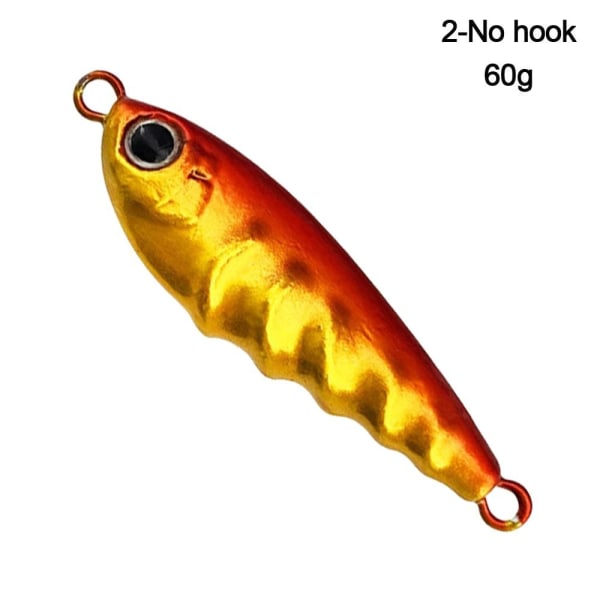 1kpl metallikalastussyötti VIB viehe 60G2-NO HOOK 2-NO HOOK 60g2-No hook