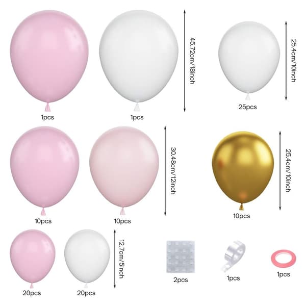 Macaron Pink Ballon Ballonbue