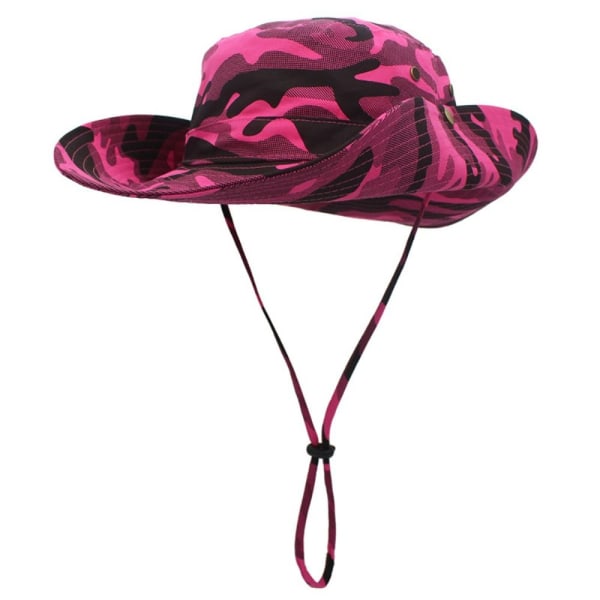 Fiskehat Sommer Strand Solhatte ROSE RØD Rose red