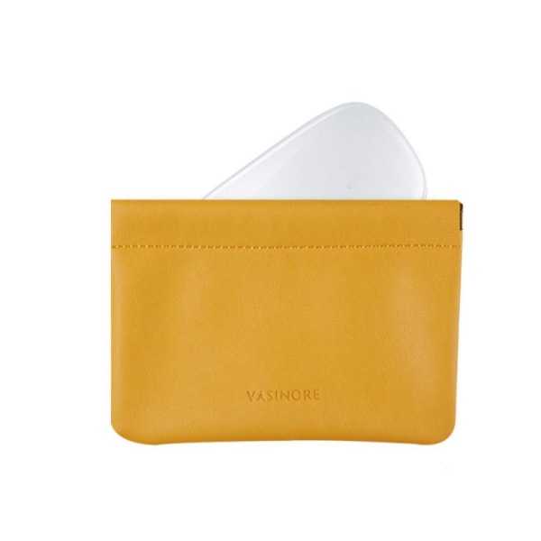 PU Hörlurar Wire Bag Mini Cosmetics Bags GUL yellow