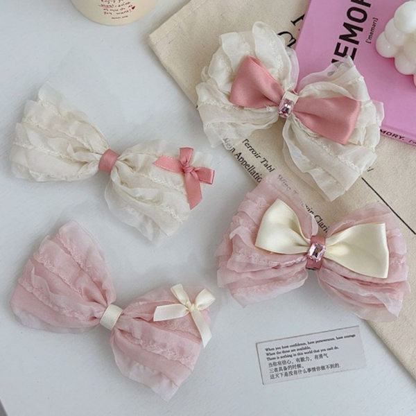 Naisten Lolita Korean Hair Clip Bow Hairpin Hair 02 02 02