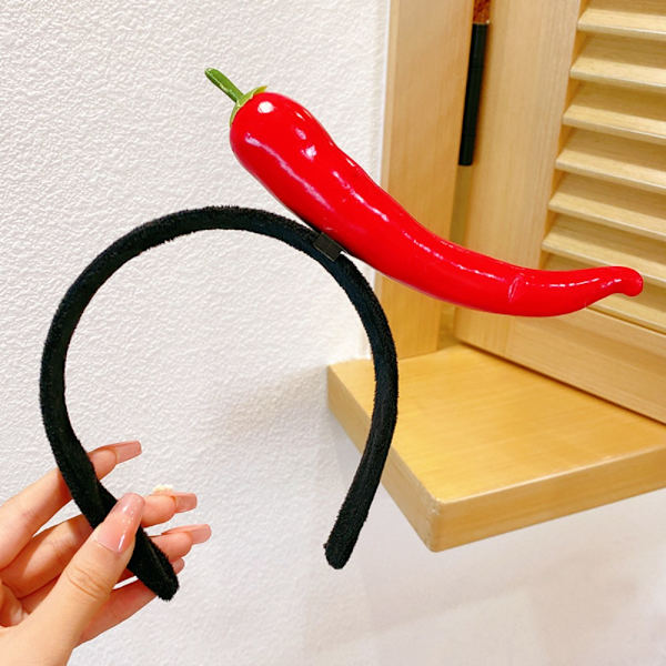 Hauskat otsanauhat Fried Egg Hiuspanta RED CAPSICUM RED CAPSICUM Red Capsicum