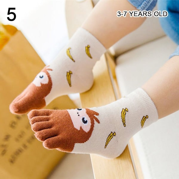 Lange rørstrømper Femfingerstrømper 3-7 ÅR 5 5 3-7 years old5