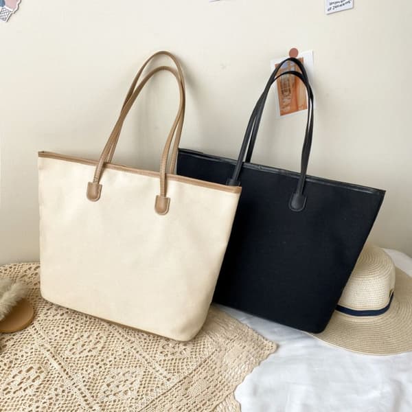 Skuldertaske Tote Håndtaske SORT black