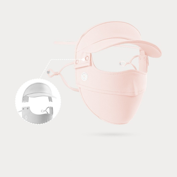 Hat Mask Ansiktstäckande ROSA pink