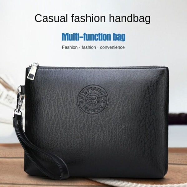 Mann Clutch Bag Konvoluttpakke BRUN Brown