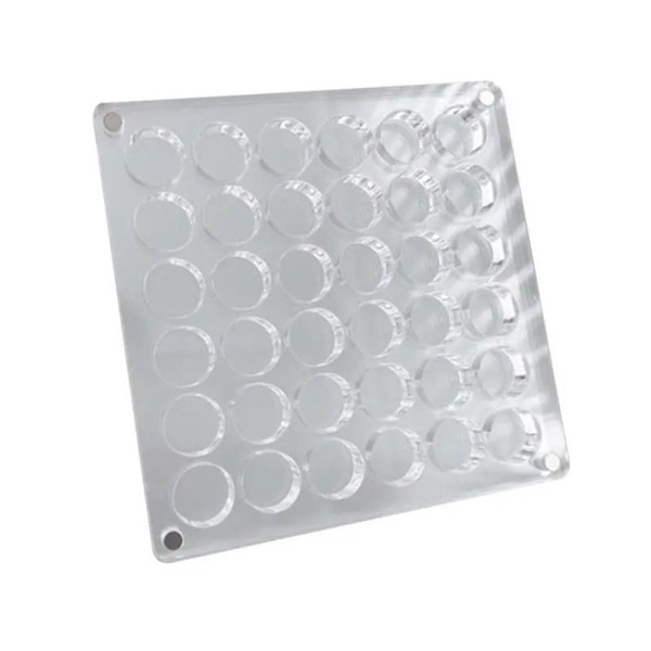Magnetisk förvaringslåda Nagel smycken dekorationslåda RUND 100GRID Round 100Grid