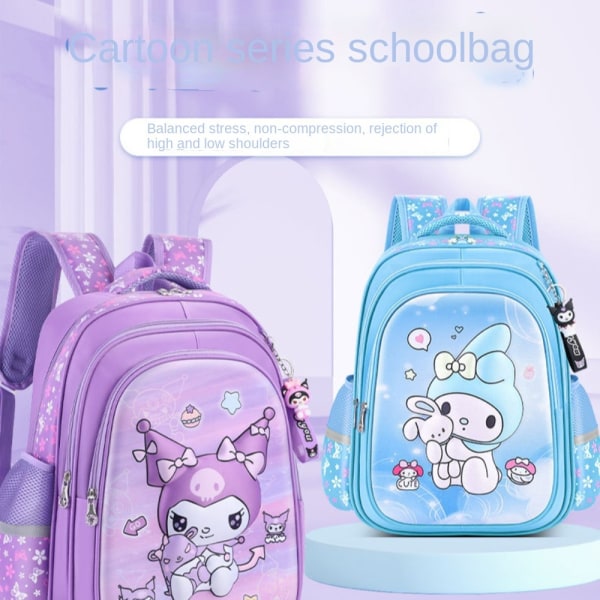 Ryggsekk Skoleveske LILLA KUROMI S1 LILLA KUROMI S1