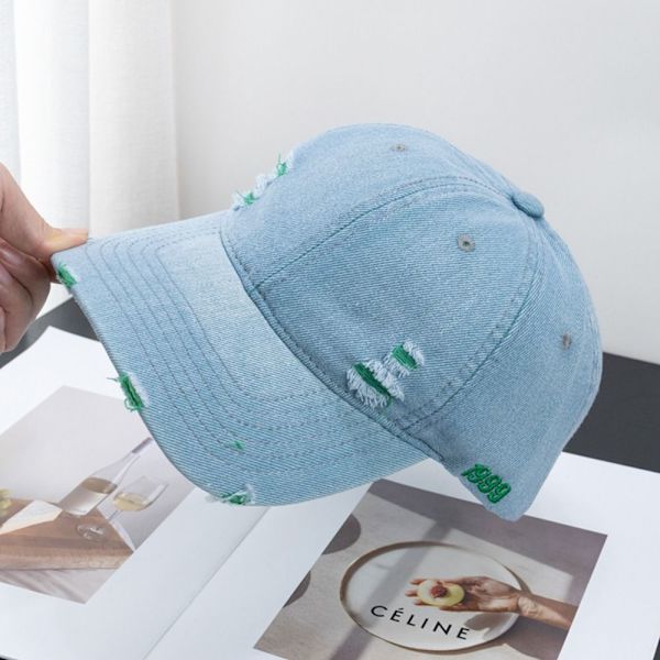 Muodikas Holes Cap Cap KELTAINEN Yellow