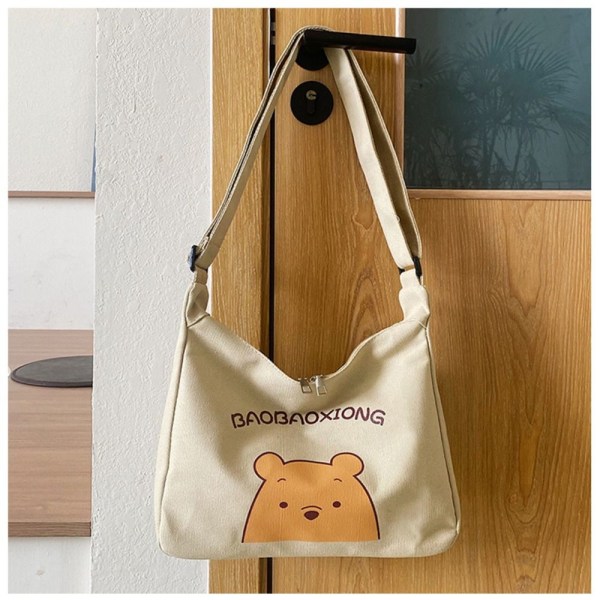 Axelväska Crossbody-väska SVART BJÖRN Black Bear