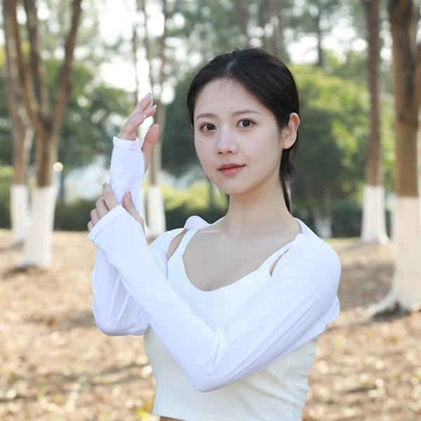 Raglan Sleeve Ice Arm Sleeves VAALEANHARMAA Light Grey