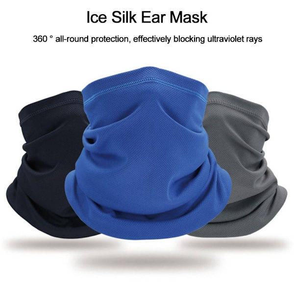 lce Silk Bandana Cool Ansigtstørklæde LYS GRØN light green