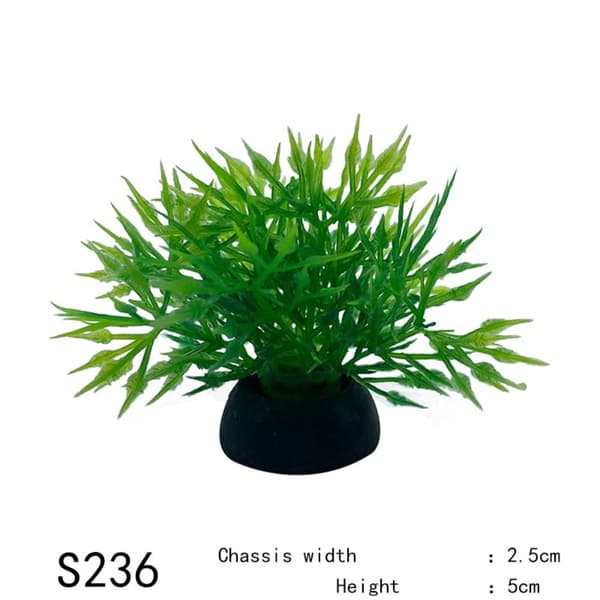 20 stk. Dekorative kunstige planter til akvarium S244