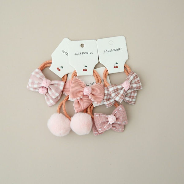 10 kpl elastinen kuminauha hiussolmiot Bowknot 3 3 3