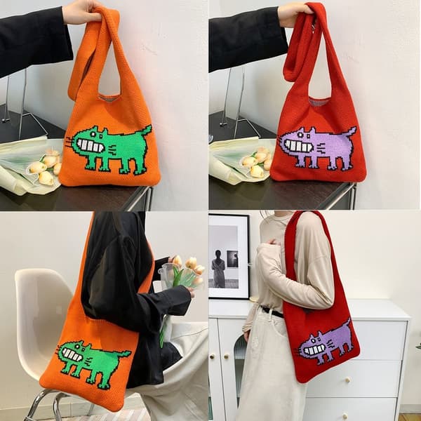 Skuldertaske Tote Tasker RØD Red