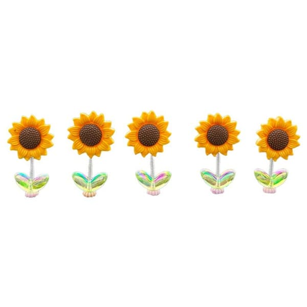 5 st Bilsvingande Blomma Bilprydnader A A A