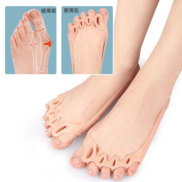 Five Hole Toe Splitter Relief Massage Front Palm SKIN SKIN Skin
