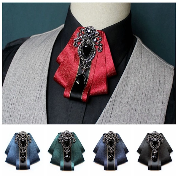 Cross Bowtie Shirt Tie NAVY Navy