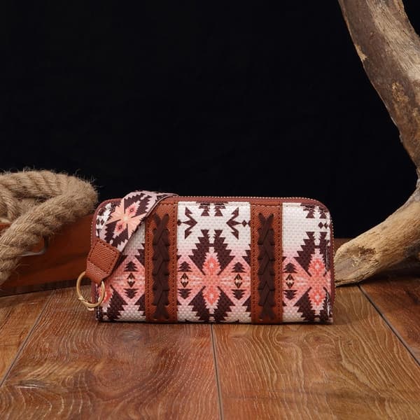 Bohemisk Clutch Väska Retro Tryck Plånbok 2 2