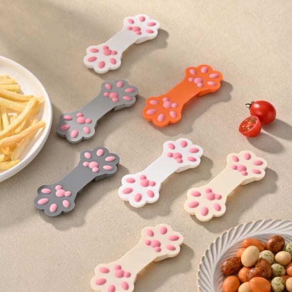 Silikonisolasjon Fingerklype Grytehåndtak Deksel LYS GRÅ Light grey