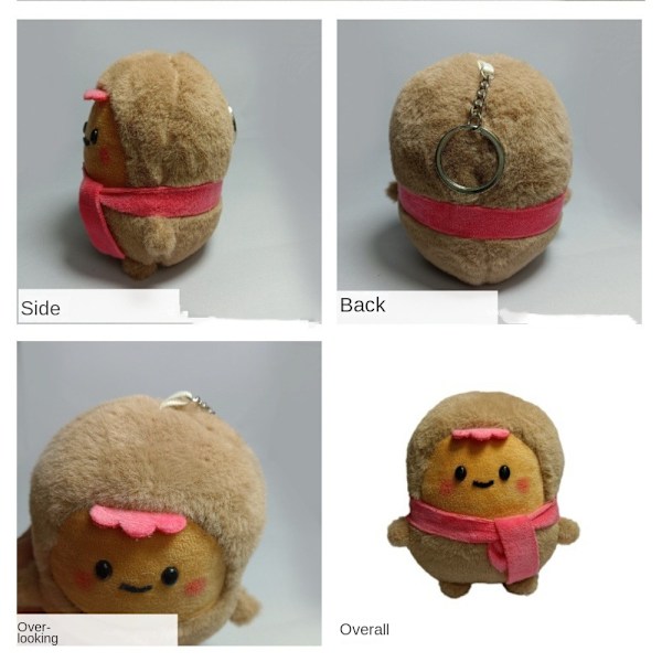 Pehmo Potato Potato Doll Avaimenperä LUMIMIEKSET LUMIMIEKSET Snowmen