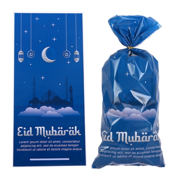 50 kpl Ramadan Gift Bags Eid Gift Bag Pakkauspussi 50pcs