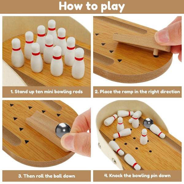 Bord Bowling Spel Mini Bowling Set Bowling Spelleksak
