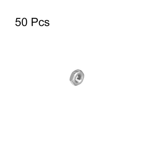50 stk. sekskantmuttere M3