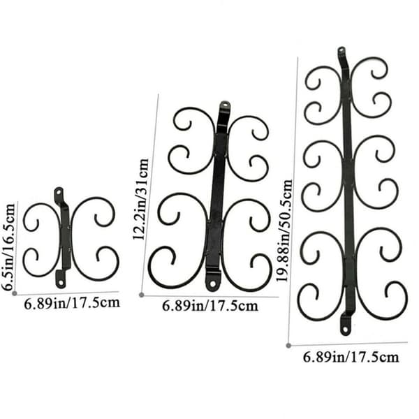 Vinglashållare Svart för 4 glas Black 4 Cups-4 Cups