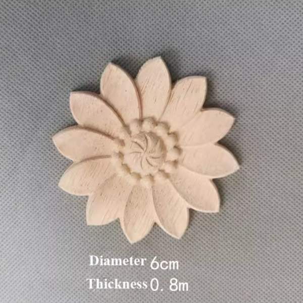 Træudskårne håndværk Træfigurer Håndværk 7X4.5CM4 4 7x4.5cm4