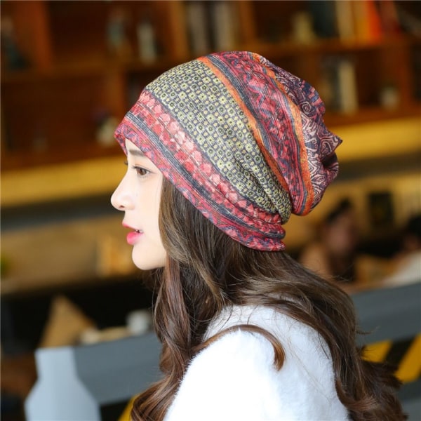 Turbanhatt for kvinner tynn genserhette 01 01 01