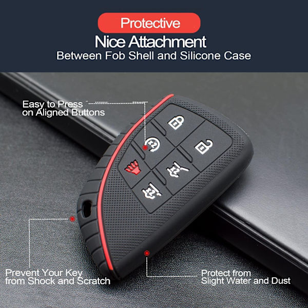 Key Case Cover Protector Keyless Entry Remote Hållare Keyless
