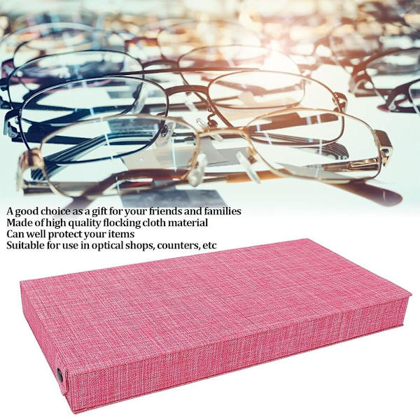 Solbrille Organizer Brille Display Boks GRÅ Grey