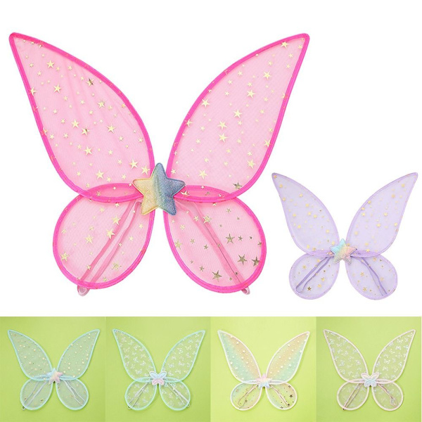 Fairy Wings Dress-Up Wings PURPLE STAR STAR purple star-star