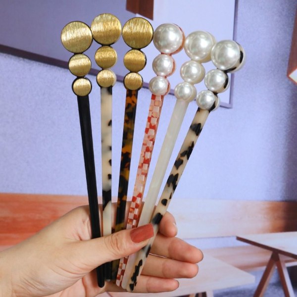 Acetat Hair Sticks Hårnåle 05 05 05