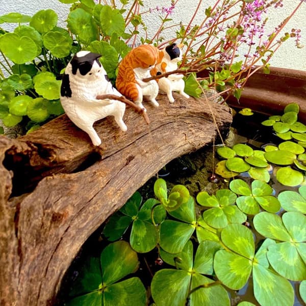 Fiskekatpynt Akvariedekoration 3 3 3