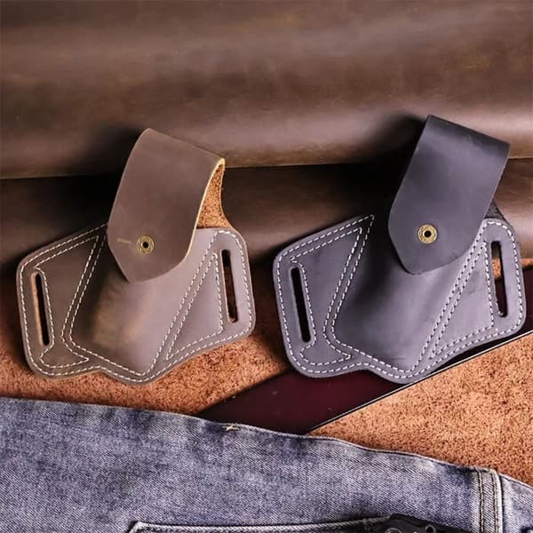 Værktøjsbælte Taske Tangholder SORT PU PU black PU-PU