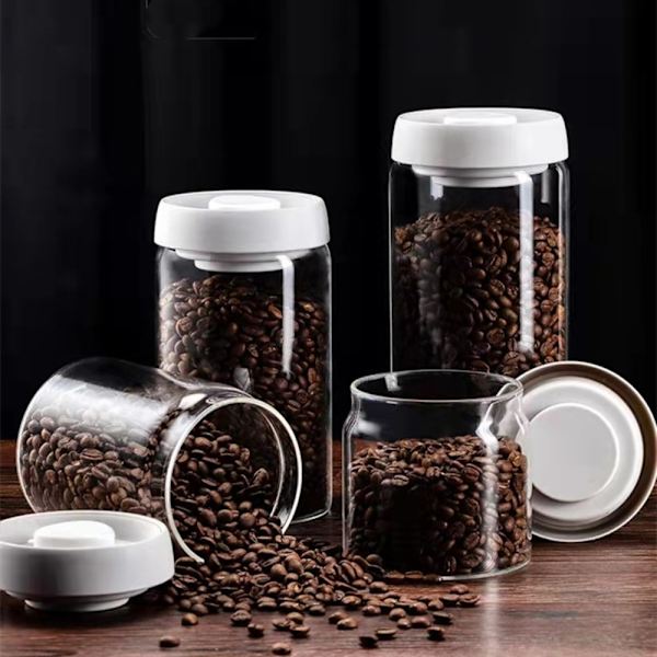 Kaffebeholder Kaffeoppbevaring SVART Black