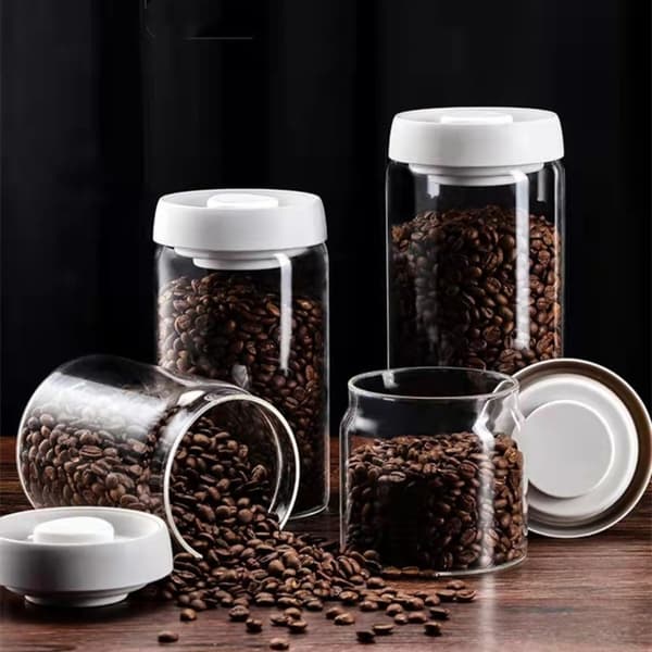 Kaffeburk Kaffeförvaring GULD Gold