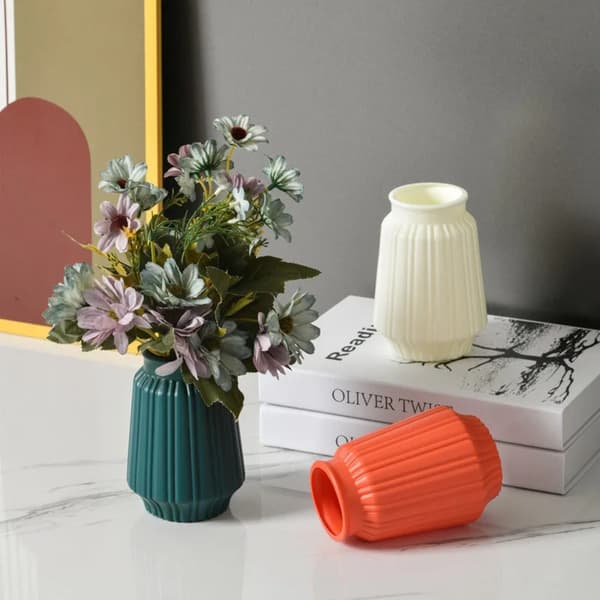 Blomstervase Blomsterpotte HVIT White