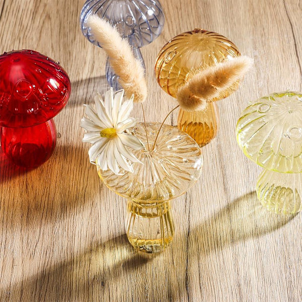 Blomflaska Glasvas GUL yellow