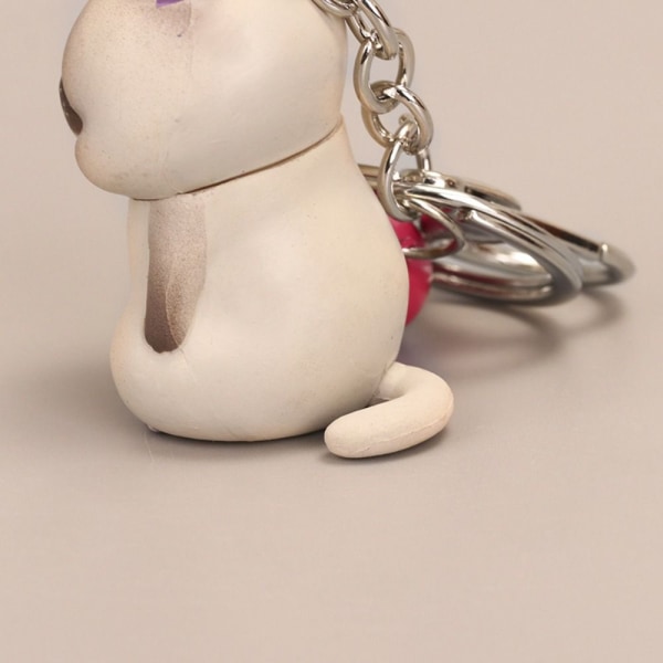 Shy Cat nøkkelring Chubby Kitten Keyring 2 2 2