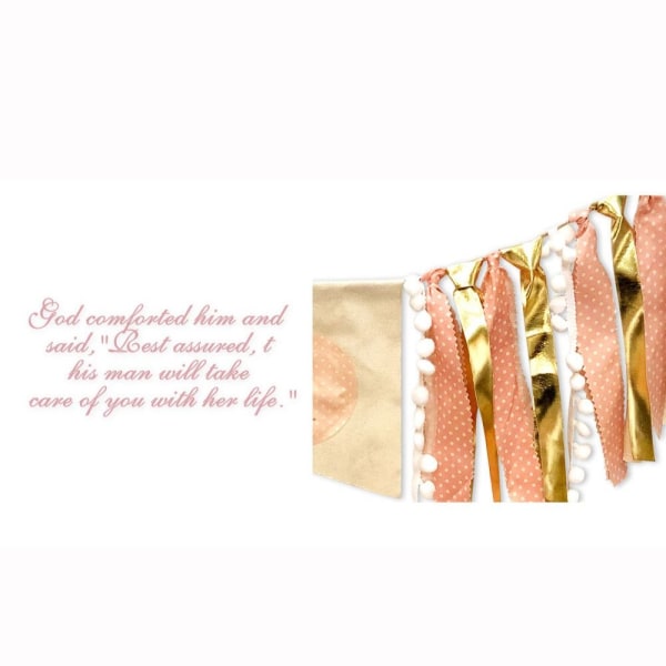 1:a Barnstolsbanner Färgglad tofs Barnstolsbanner STYLE 2 style 2