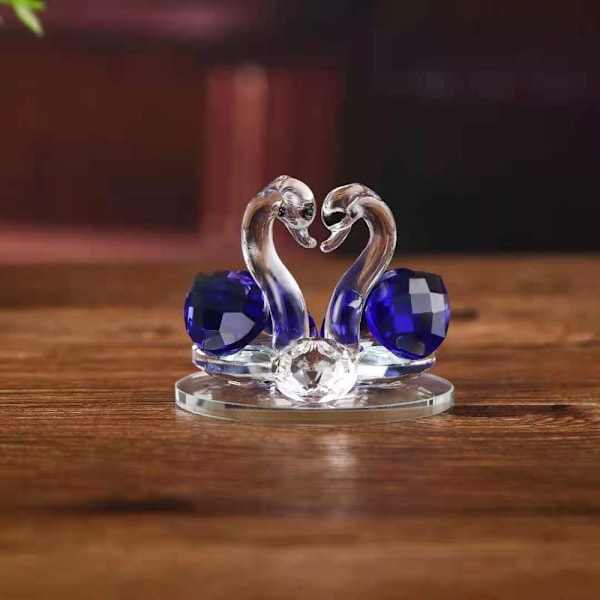 Crystal Swan Ornament Heminredning och tillbehör C C C