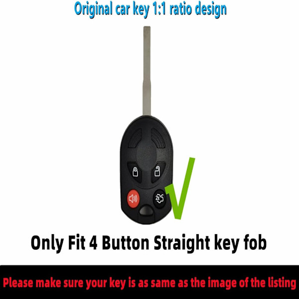 Silikone Gummi Nøgle Fob Cover Nøgle Fob Cover Case Protector