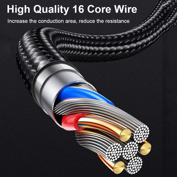 USB 3.1 Gen 2 Typ-C-kabel OTG-datasladd 1M-MAN TILL KVINNA 1m-Male to Female