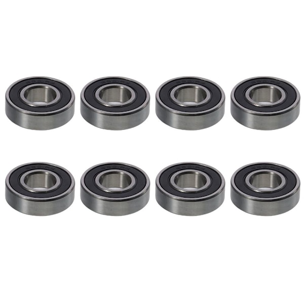 8 stk. Deep Groove Kuglelejer Dobbeltforseglede lejer 606-2RS 606-2RS 6x17x6mm
