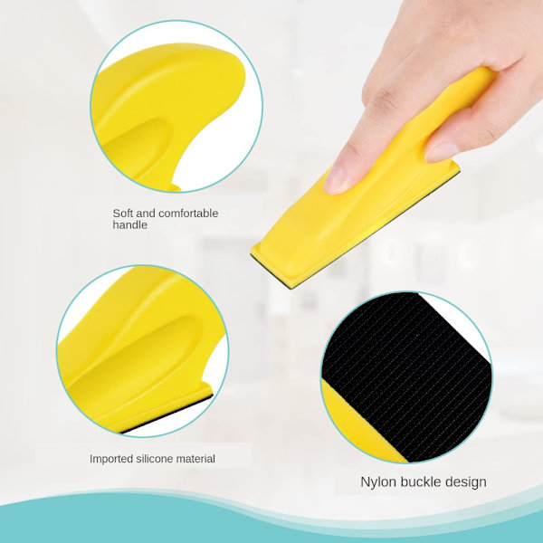 Micro Sander Kit Wet Dry Sandpapir Håndslibeblok