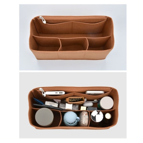 Handväska Insert Väska Handväska Liner BEIGE 3# 3# Beige 3#-3#